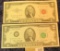 1857 _ Series 1976 Two Dollar Federal Reserve Note, Scarce Star Replacement Note, CU; & Series 1953C