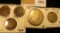 1923 _ 1881, 1896, & 1907 Indian Head Cents; 1911 Liberty Nickel Fine; & 1911 P Barber Half Dollar,