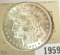 1959 _ 1921 P U.S. Morgan Silver Dollar, Gem BU.