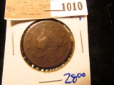 1010 _ 1836 Coronet Head Large Cent