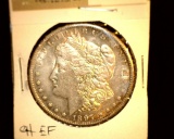 1108 _ 1897 S Morgan Silver Dollar, Choice EF.