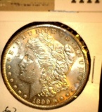 1111 _ 1899 O Morgan Silver Dollar, Choice BU 62