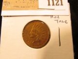 1121 _ 1908 Indian Head Cent, Red-Brown Uncirculated.