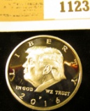 1123 _ 2016 P Donald Trump Silver Medal, Proof, 30mm.