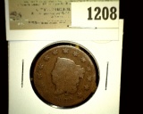 1208 _ 1822 U.S. Large Cent, G-AG.