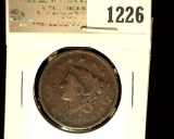 1226 _ 1837 U.S. Large Cent, Very Good,