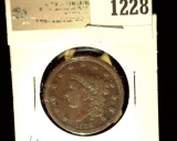 1228 _ 1838 U.S. Large Cent, Very Good,