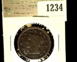 1234 _ 1846 U.S. Large Cent, Fine.