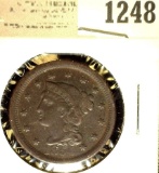 1248 _ 1854 U.S. Large Cent, Fine.
