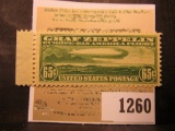 1260 _ USA (Scott # C13) 1930 ZEPPELIN 65¢ GREEN (JUMBO) Extremely fine with excellent margins and l