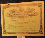 1286 _ 1925 dated stock certificate for 4 Shares of 