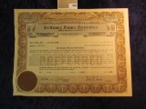 1306 _ 1935 dated stock certificate for 5 Shares of 