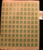 1336 _ (ERROR) 1922 German Reich Empire 100 thousand overprint 400 mark million stamp sheet issued d