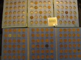 1357 _ 1914-40 Partial Sets & a 1941-76 of Lincoln Cents in a blue Whitman folders.