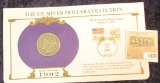 1428 _ 1902 Morgan Dollar first Day Cover.