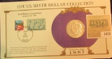 1438 _ 1887 P Morgan Dollar first Day Cover.