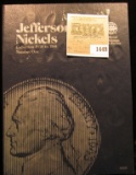 1449 _ 1938-1961 Partial Jeferson Nickel Set in Whitman Coin Folder.