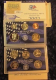1514 _ 2002 S U.S. Proof Set, Original as issued. A nice attractive set with all coins exhibiting Ca