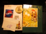 1555 _ 1996 Pepsi Stuff Catalog; (2) different Schlitz Beer blank advertising Menus; 24K gold plated
