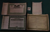 1587 _ Unissued Stock Certificate 