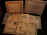 1596 _ Selection of memorabilia including Stock Certificates from 
