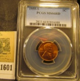 1601 _ 1955 S Lincoln Cent. Slabbed PCGS MS66RD
