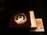 1604 _ 1988 Royal Canadian Mint Proof-like Silver Dollar.