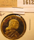 1612 _ 2003 S Proof 68 Native American Indian 'Golden' Dollar.