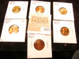 1623 _ 1962 P, 63 P 64 P, 69 S, 70 S LD, & 71 S U.S. Proof Lincoln Cents.