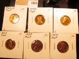 1624 _ 1962 P, 64 P, 69 S, 70 S LD, 71 S, & 73 S U.S. Proof Lincoln Cents.