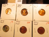 1625 _ 1962 P, 69 S, 70 S LD, 75 S 76 S, & 77 S U.S. Proof Lincoln Cents.