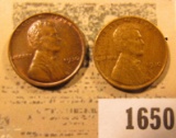 1650 _ Pair of 1930 P Lincoln Cents, both Brown Almost Uncirculated.