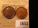 1653 _ Pair of 1930 D Lincoln Cents, one is Brown Unc & the other Red Unc.