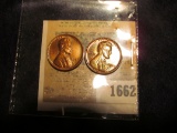 1662 _ Pair of 1927 P Lincoln Cents, both Brown Uncirculated.