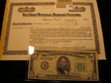 1664 _ 1946 Stock Certificate for Five Shares 