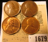 1679 _ (2) 1914P Fine, 41 D Unc, & 1941 S Unc Lincoln Cents.