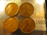 1692 _ (2) 1910P AU, 11S VF, & 36P Brown Uncirculated Lincoln Cents.