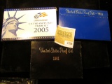 1726 _ 1981 S, 83 S, & 2005 S U.S. Proof Sets. Original as issued.