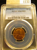 1732 _ 1945 S Lincoln Cent, PCGS slabbed MS65RD