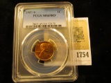 1754 _ 1937 S Lincoln Cent, PCGS slabbed MS65RD