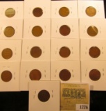 1776 _ (2) 1936P, D, S, (3) 37P, S, 38P, D, S, (3) 39P, & (3) 39S Wheat Cents, most are VG to F. All