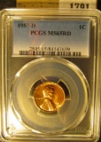 1791 _ 1957 D Lincoln Cent, PCGS slabbed MS65RD.