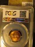 1801 _ 1960 P Large Date Lincoln Cent, PCGS slabbed MS65RD.