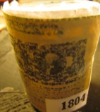 1804 _ Solid-date Roll of 1976 S Proof Kennedy Half Dollars. (20 pcs.) Stored in a plastic tube.