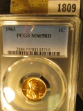 1809 _ 1963 P Lincoln Cent, PCGS slabbed MS65RD.