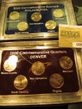 1825 _ 2000 Philadelphia & Denver Mint United States Statehood Quarters in special cases each of whi