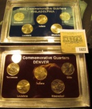 1827 _ 2002 Philadelphia & Denver Mint United States Statehood Quarters in special cases each of whi