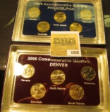1830 _ 2006 Philadelphia & Denver Mint United States Statehood Quarters in special cases each of whi