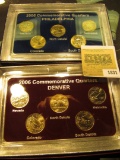 1831 _ 2006 Philadelphia & Denver Mint United States Statehood Quarters in special cases each of whi