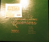 1842 _ 2006 States Commemorative Quarters Boxed Set. Nevada, Nebraska, Colorado, North & South Dakot